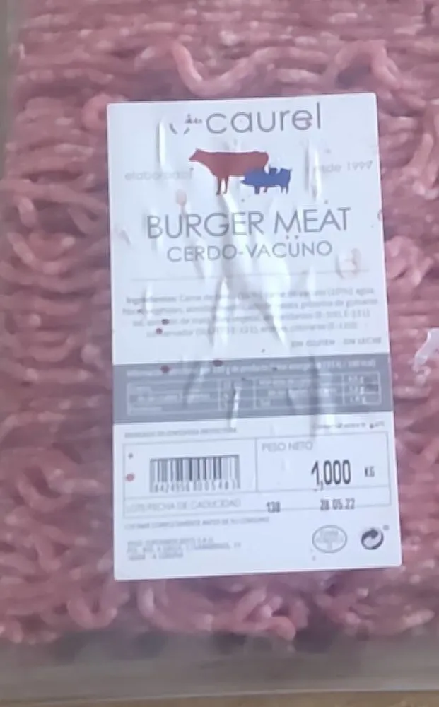Burger meat