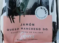 Jamón queso manchego D. O.
