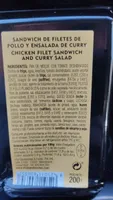 Sàndwich pollo y curry