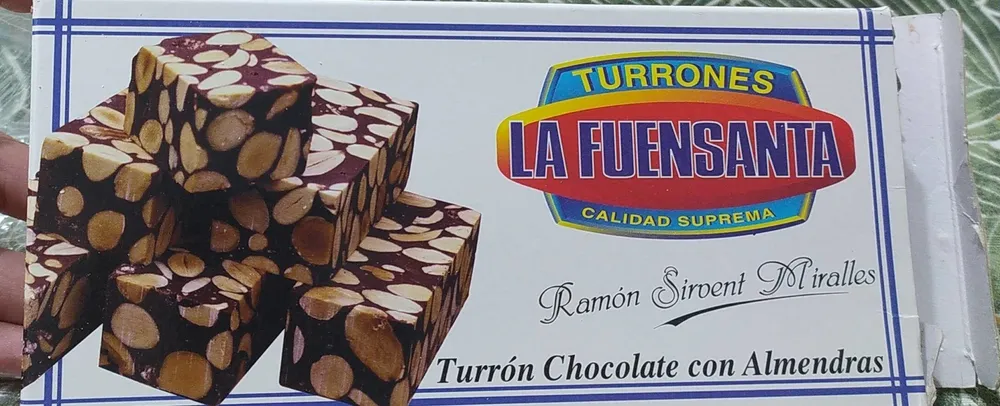 Turrón Chocolate con Almendras