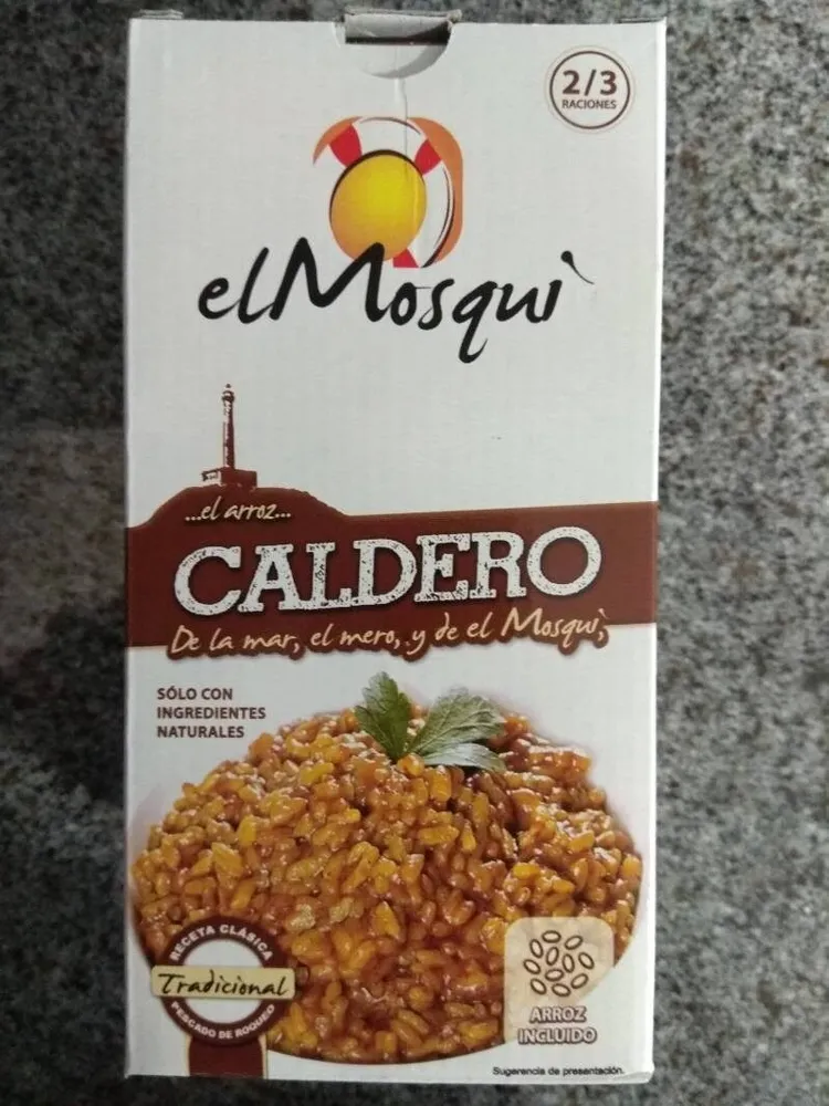 Caldo con sofrito para arroz caldero