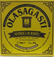 Ventresca de bonito en aceite de oliva Olasagasti