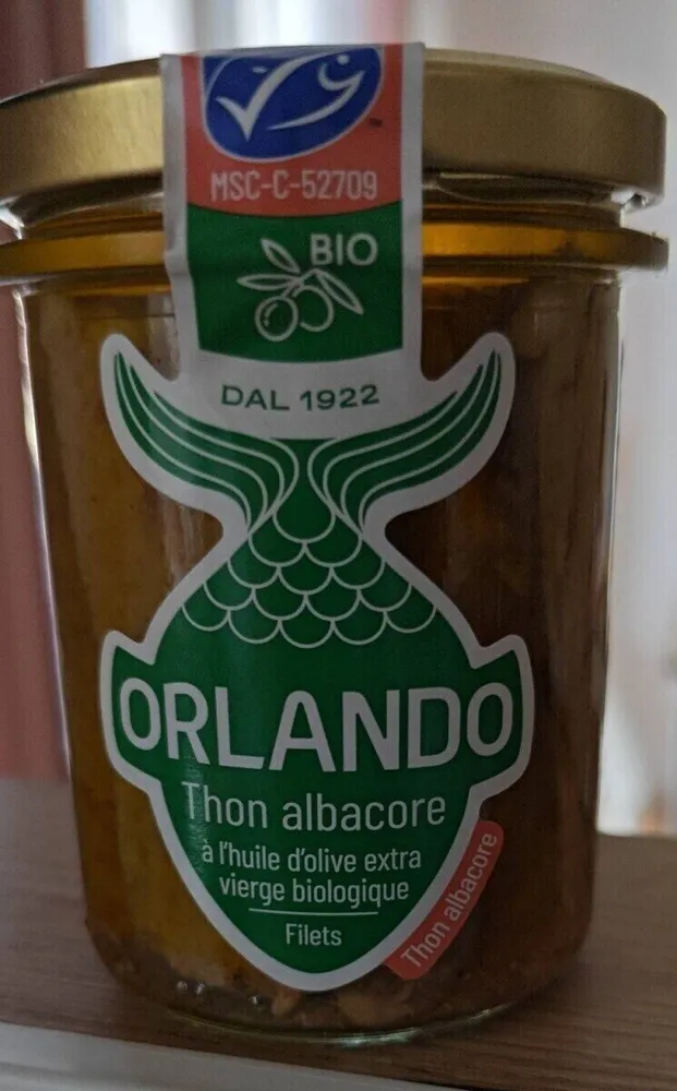 Thon albacore à l'huile d'olive extra vierge biologique, filets