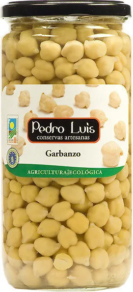 Garbanzos cocidos al natural ecológicos