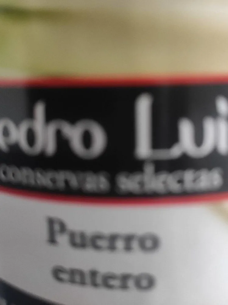Puerro entero