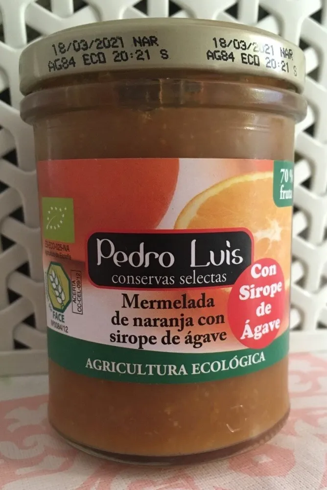 Mermelada de naranja con sirope de ágave