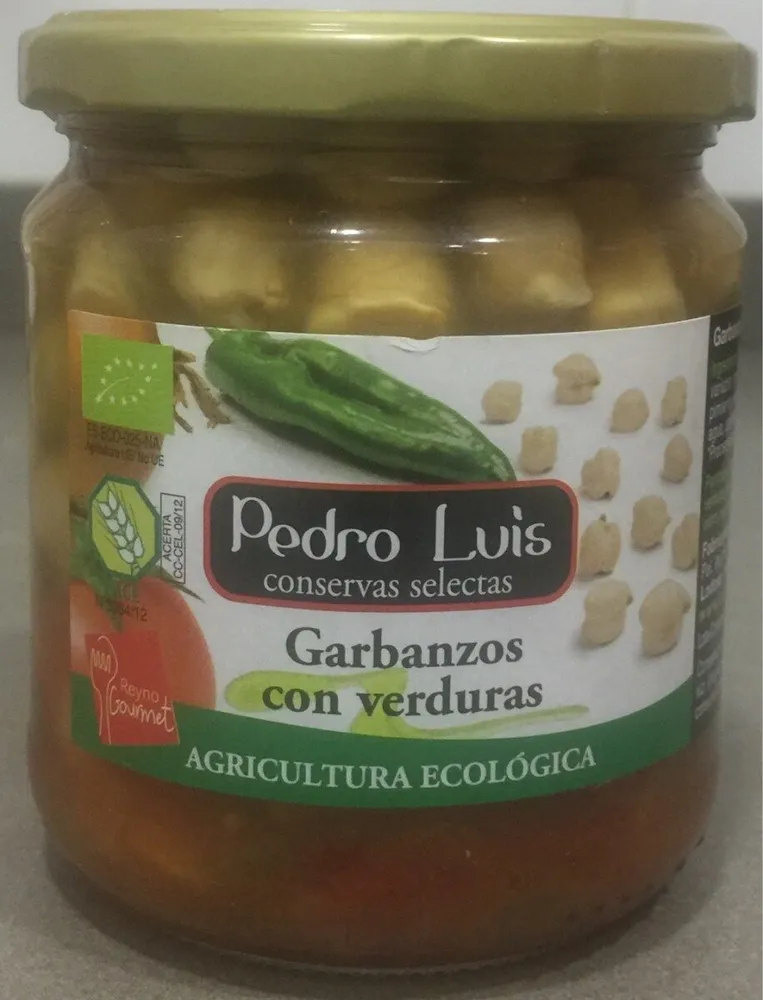 Garbanzos con verduras