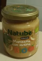 Manzana con avena