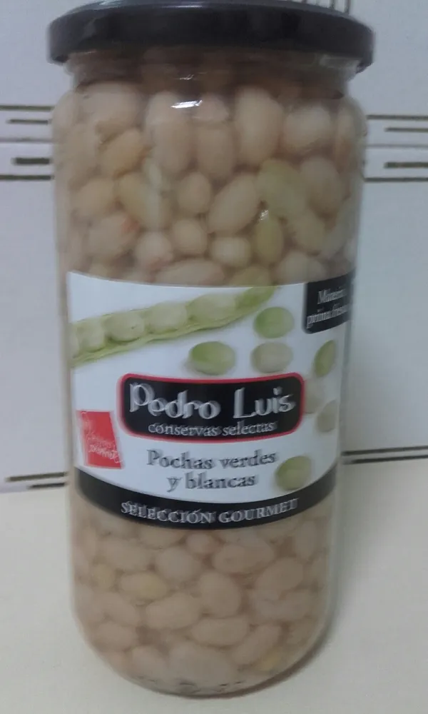 Pochas verdes y blancas