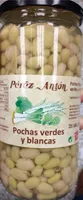 Pochas verdes y blancas