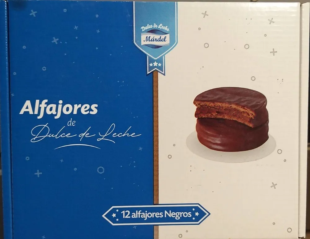 Alfajores de dulce de leche (negros)