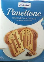Panettone relleno de dulce de leche