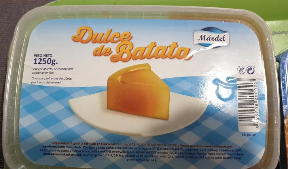 Dulce de Batata
