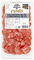 Exentis longaniza de vic lonchas sin gluten sin lactosa i.g.p.