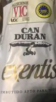 Saucisson can duran