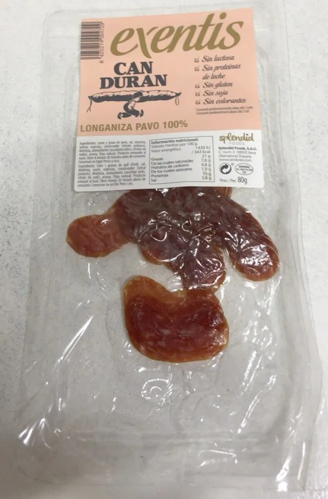 Longaniza pavo 100%