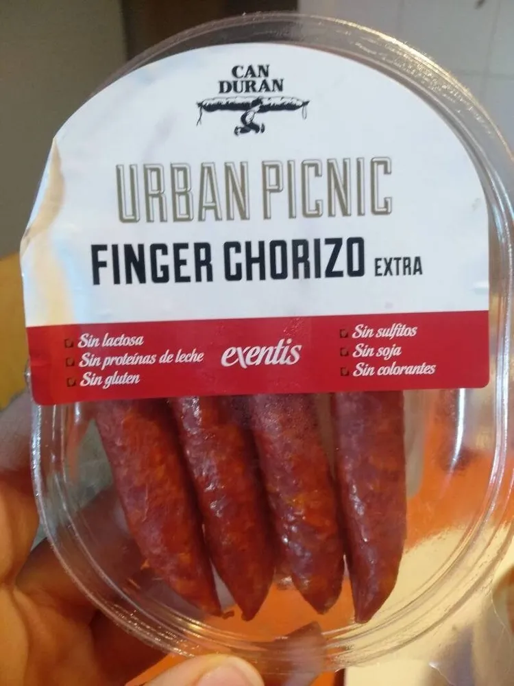 Finger chorizo extra
