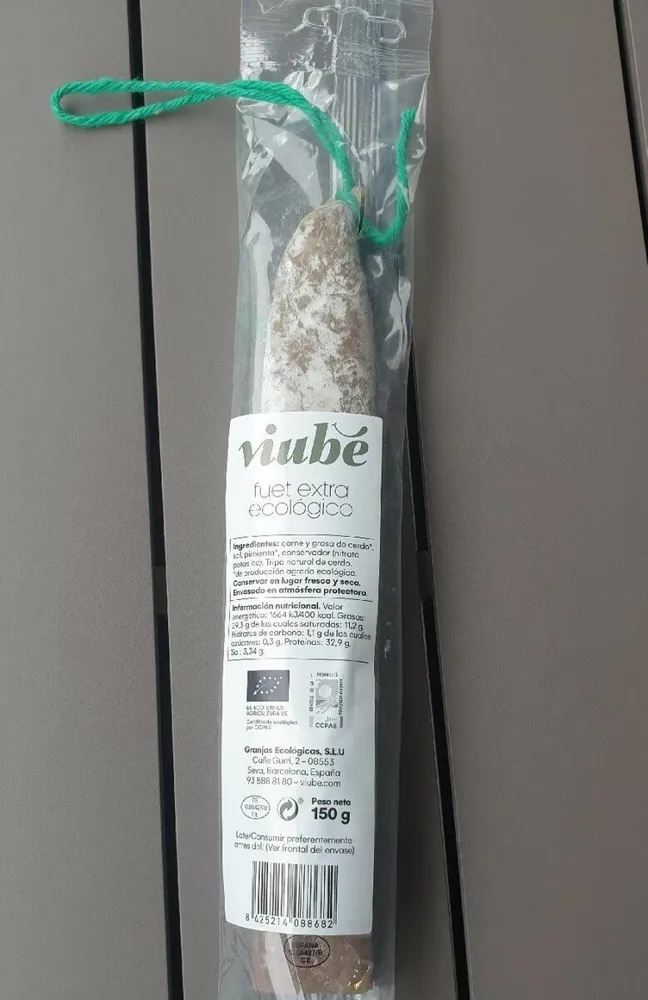 Fuet extra ecológico