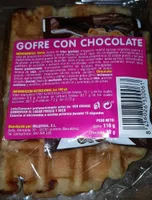 Gofre con chocolate