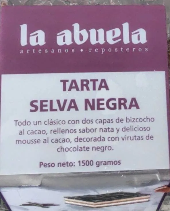 Tarta selva negra