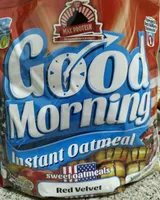 Instant oatmeal red velvet