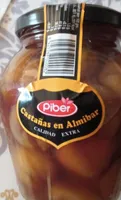 Castañas en almíbar
