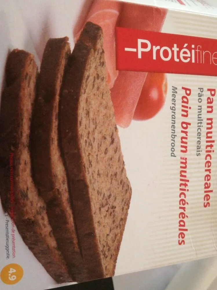 Ysonut Proteifine Pain Brun Multicéréales 5 Tranches
