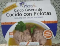 Caldo casero de Cocido con pelotas