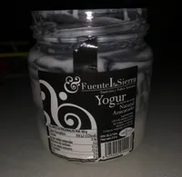 Yogur natural azucarado