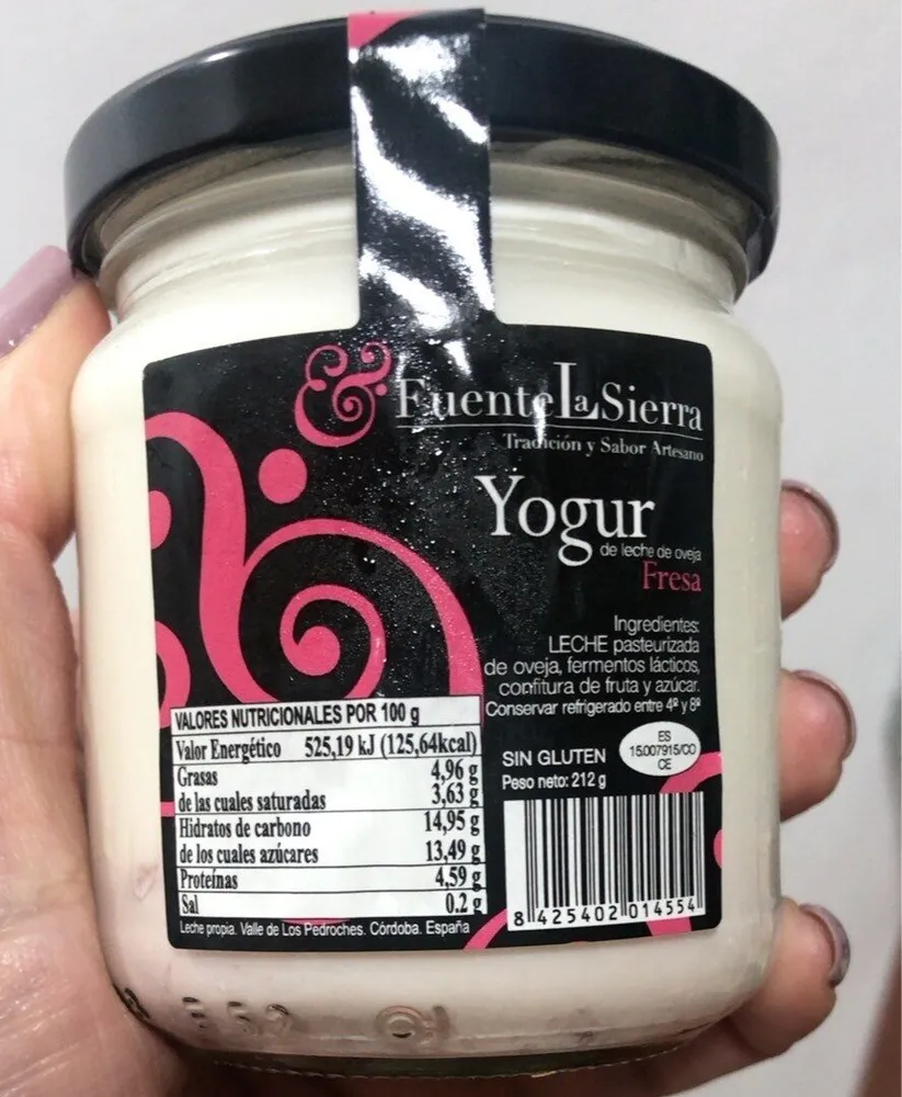 Yogur de lecge de oveja