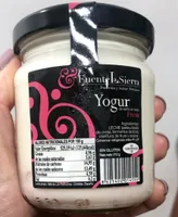 Yogur de lecge de oveja