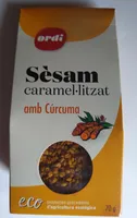 Sèsam caramel·litzat amb Cúrcuma
