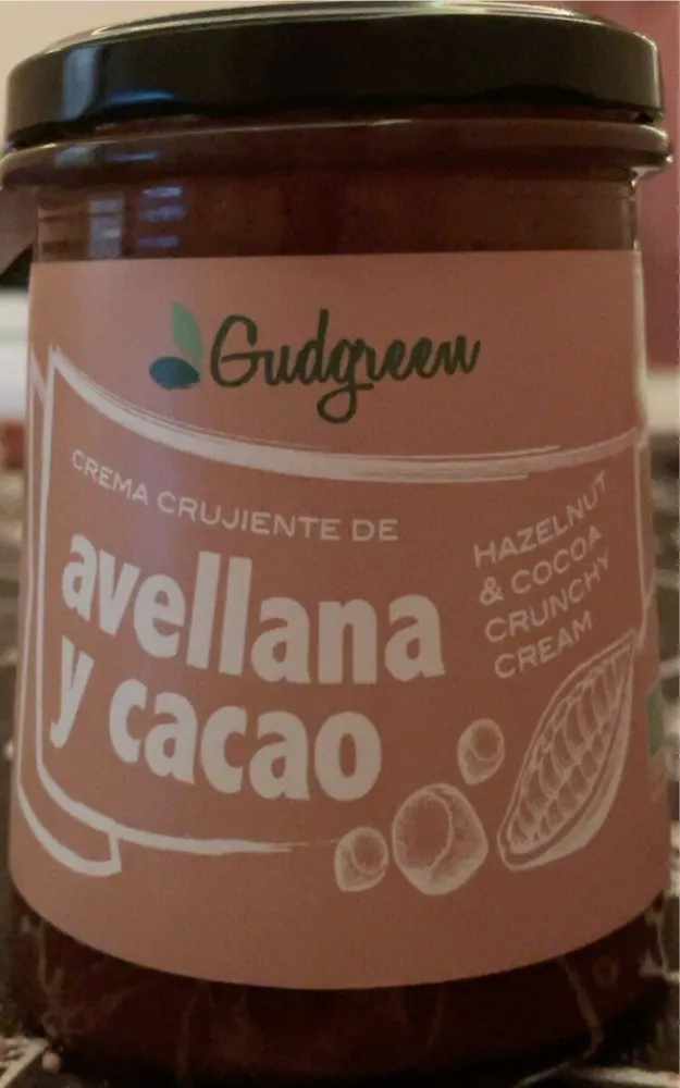 Crema Crujiente de Avellana y cacao