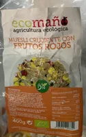 Muesli crujiente con frutos rojos