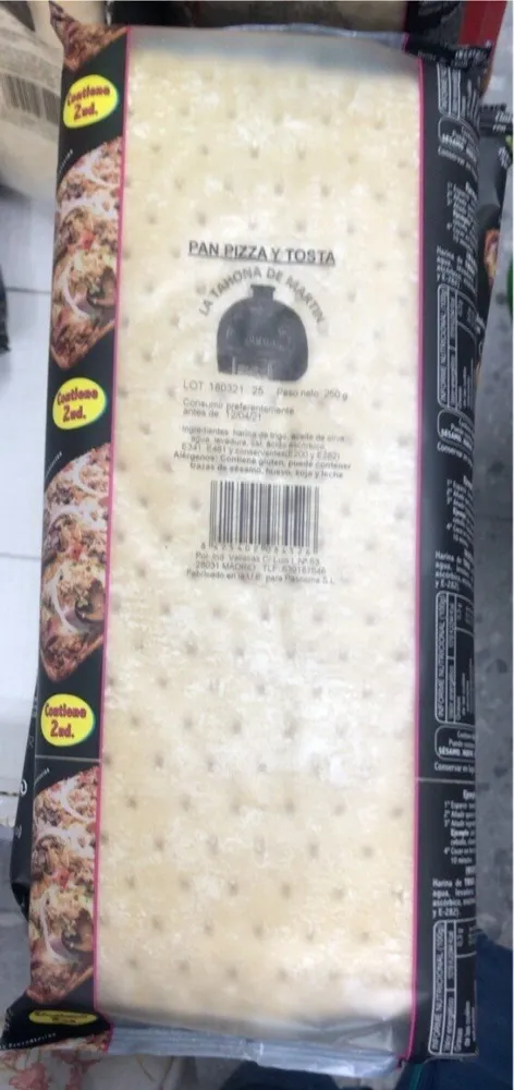 Pan pizza tosta