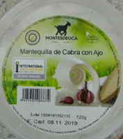 Mantequilla de cabra con ajo