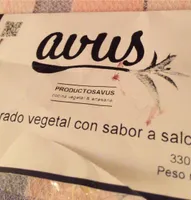 Preparado vegetal con sabor salchicha