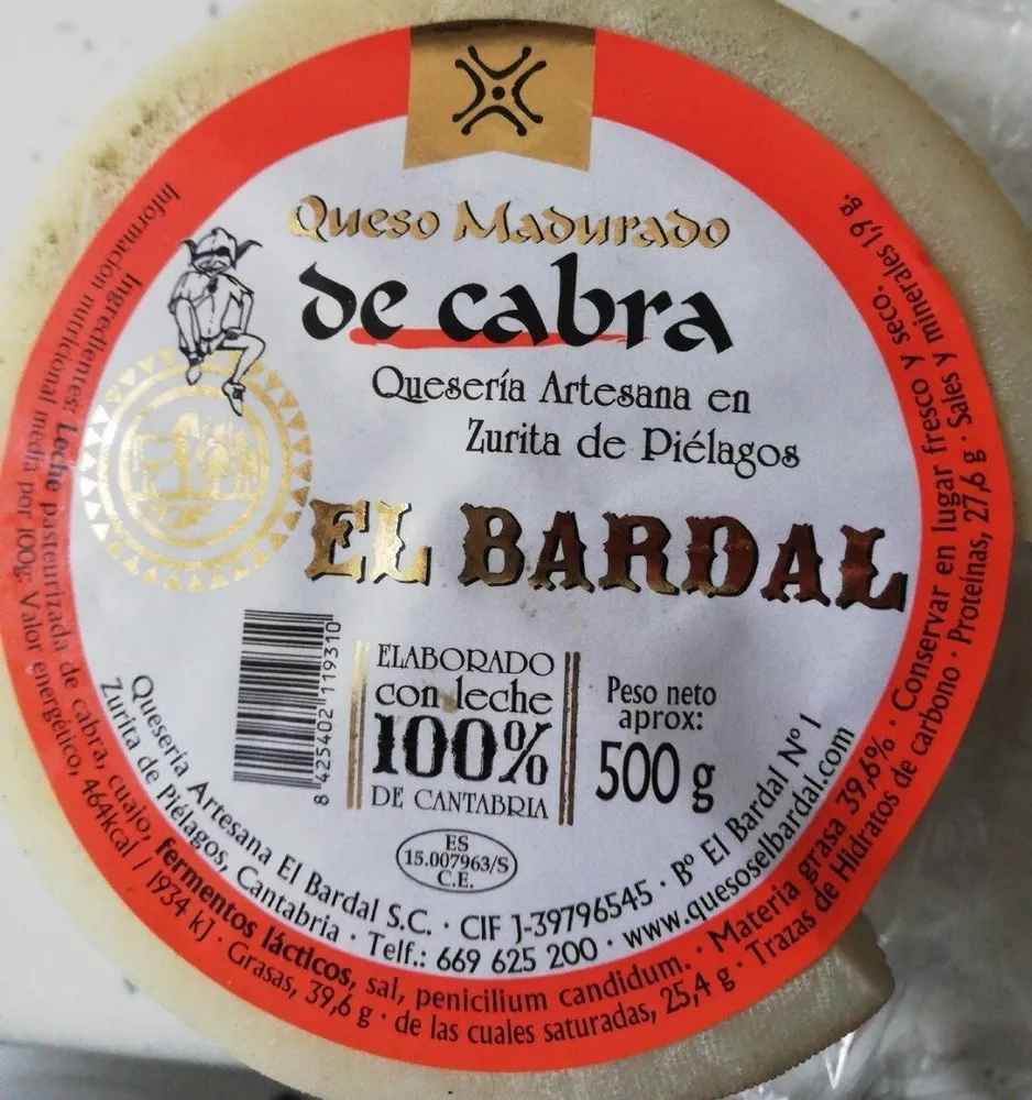 Queso madurado de cabra