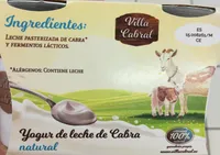 Yogur de leche de cabra
