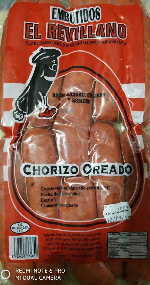 Chorizo oreado