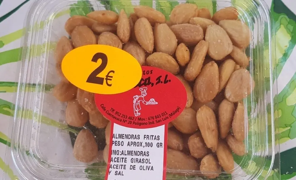Almendras fritas