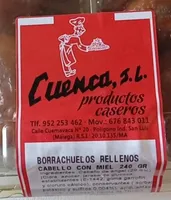 Borrachuelos rellenos cabello con miel