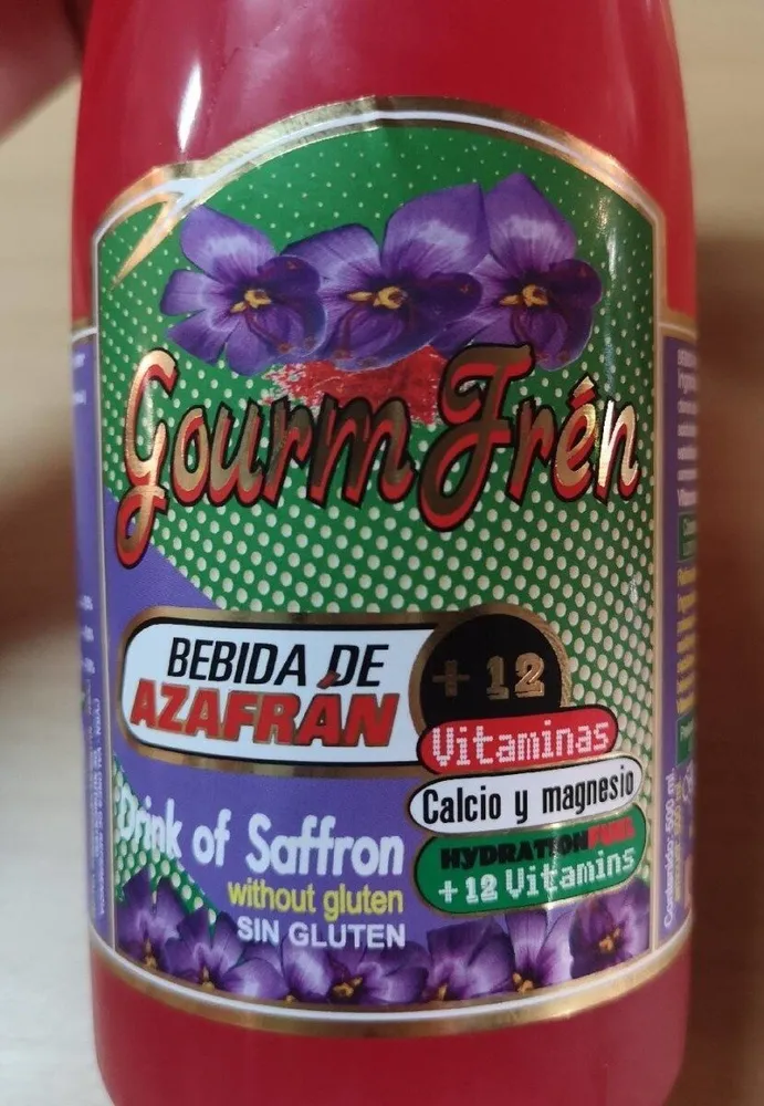Bebida de azafrán