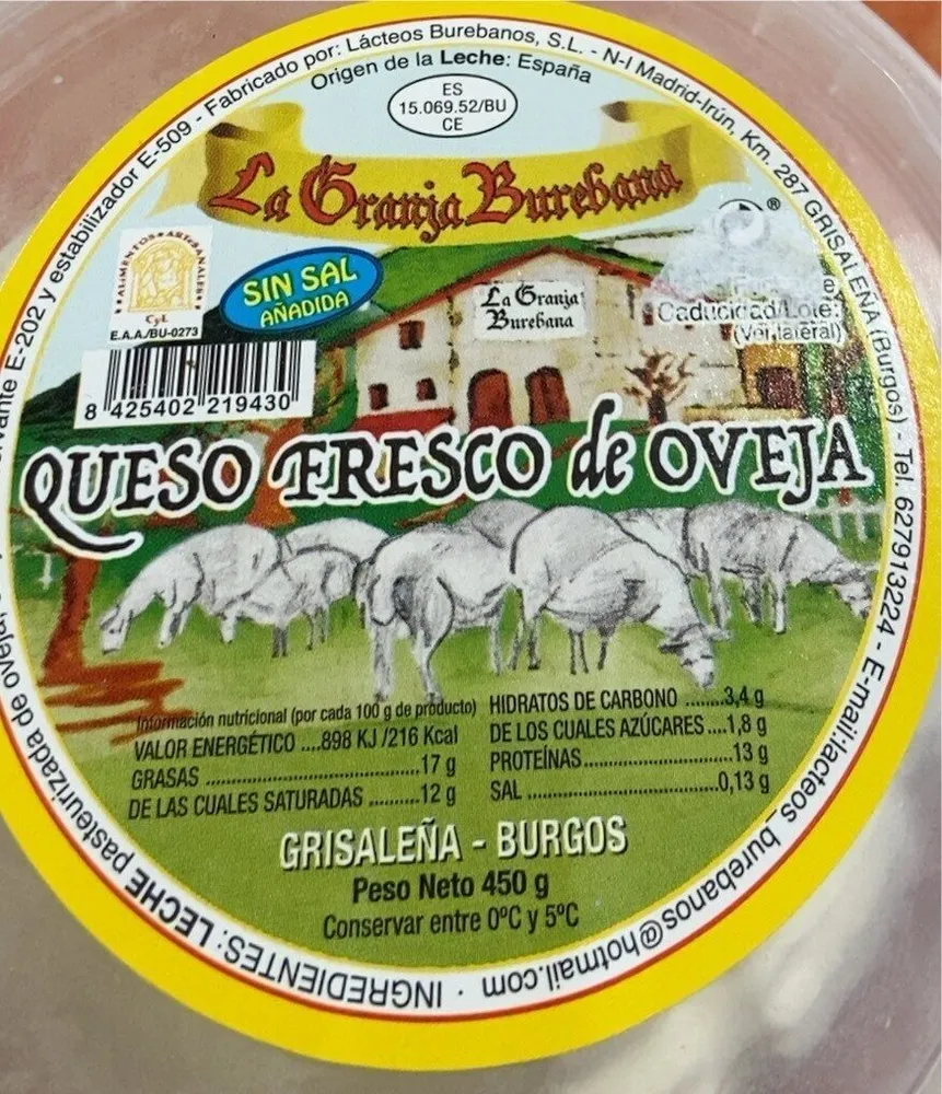 Queso Fresco de Oveja