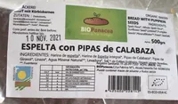 Espelta con pipas de calabaza