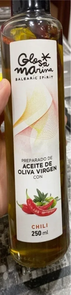 Aceite de oliva virgen con chilo
