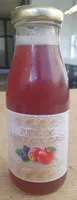 Zumo de arándanos y manzana