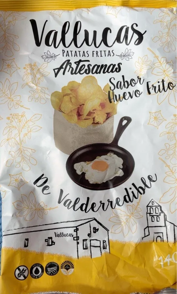 Patatas Vallucas Huevo frito