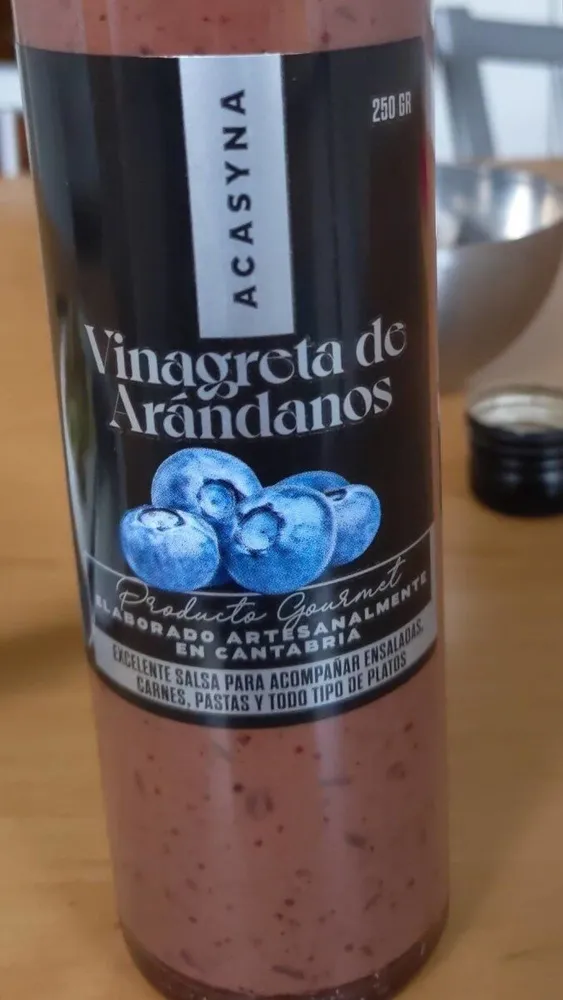 Vinagreta de arándanos