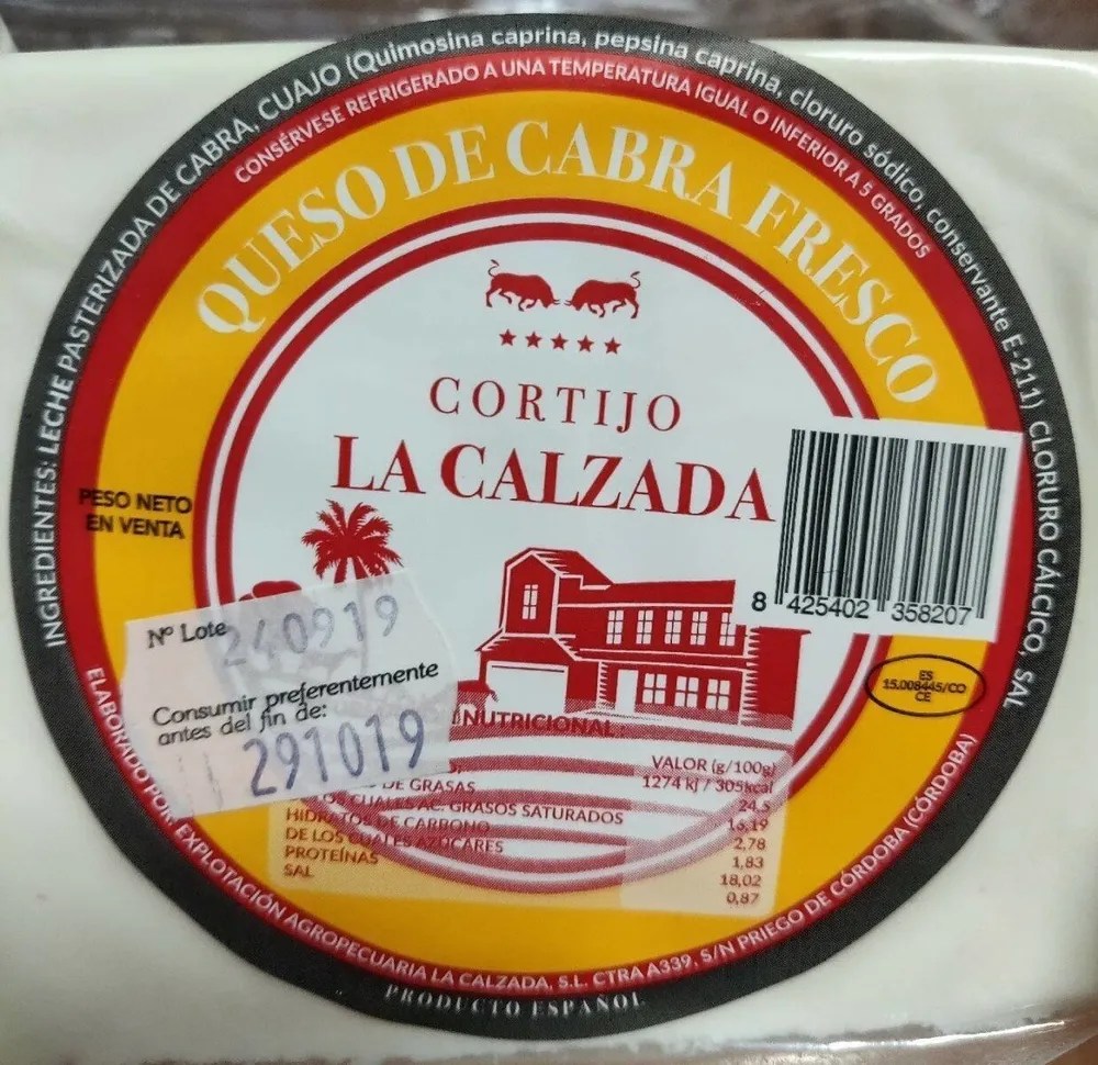 Queso de cabra fresco